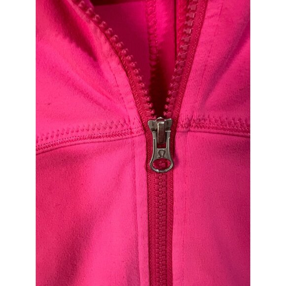 Lululemon Pink Define Zip-Up Jacket Womens Size 8 Cotton/Spandex Fitted Athleti - Picture 5 of 8